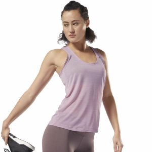 Reebok Workout Ready ACTIVChill Muskelshirt Damen - HellLila - DE 125-JPD